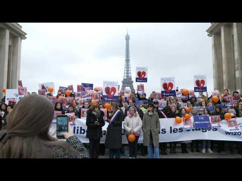 Paris: demonstration in support of hostages held in Gaza