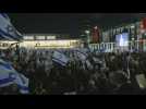 Thousands attend anti-government protest in Tel Aviv as war nears 100 days