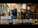 Des vignerons créent leur machine à encaisser en Champagne