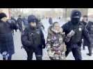 L'épouse d'un militaire russe en Ukraine brièvement interpellée près du Kremlin