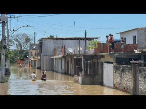 In Brazil, Rio's suburb residents face torrential rains