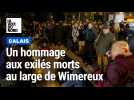 Calais : hommage aux migrants morts à Wimereux
