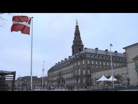 Images of Christiansborg Palace where abdication of Queen Margrethe II will take place
