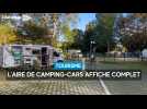 L'aire de camping-cars fait le plein avec des taux d'occupation de 100%