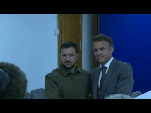Macron meets Zelensky in Spain