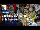 RC Lens : les supporters d'Arsenal impressionnés par l'ambiance à Bollaert