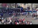 Rugby : à Lille, les terrasses et le métro bondés à deux heures du match Angleterre-Samoa