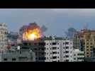 Israeli strike flattens Palestine Tower in Gaza City - Label : AFPTV - First images - Category : News