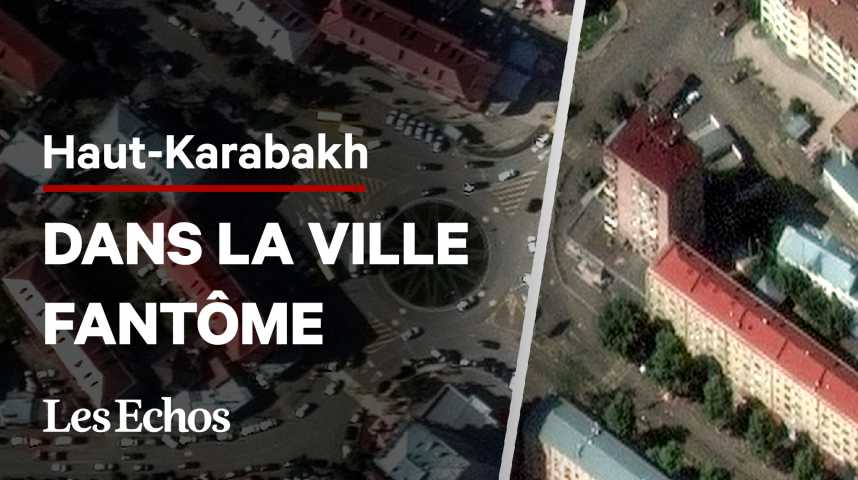Illustration pour la vidéo Ces images satellites qui montrent comment le Haut-Karabakh s’est vidé de ses habitants 