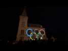Video Mapping Festival : l'hôtel de ville de Liévin passe aux couleurs des JO
