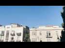 Rockets from Gaza seen above Jerusalem - Label : AFPTV - First images - Category : News