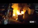 Incendie des immeubles Verre et acier à Rouen : des images inédites des pompiers