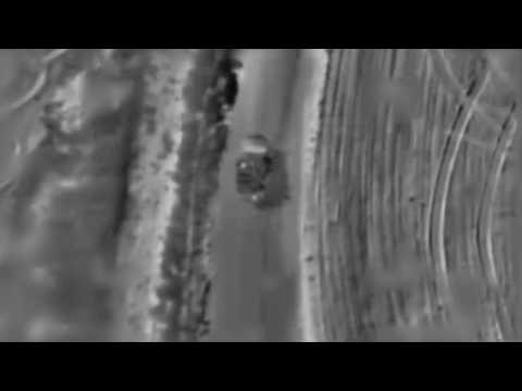 Israeli army releases footage of strikes on the Gaza Strip