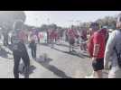 VIDÉO. Coupe du monde de rugby : à Nantes, les supporters gallois s'entraînent avec le ballon