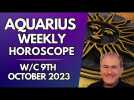 Aquarius Horoscope Weekly Astrology from 9th October 2023