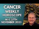 Cancer Horoscope Weekly Astrology from 27th November 2023