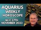 Aquarius Horoscope Weekly Astrology from 27th November 2023