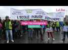 Liège : manifestation des enseignants
