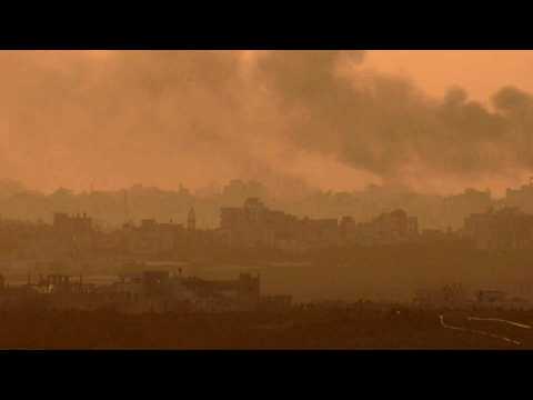 Sunset over northern Gaza after truce extended by one more day