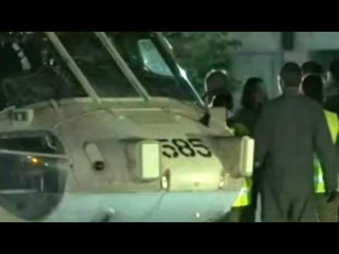 French-Israeli hostage Mia Shem arrives by helicopter to Israeli hospital