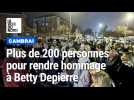 Cambrai : plus de 200 personnes pour un hommage à Betty Depierre