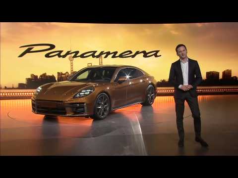 World premiere of the new Porsche Panamera from Shanghai