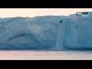 Un kayakiste réussit une descente dans la calotte glaciaire d'Austfonna