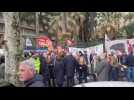 DSP aérienne : quatre cents personnes réunies devant la Collectivité de Corse à Ajaccio en soutien à