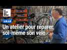 Lille : reportage dans un atelier d'aide à la réparation de vélo