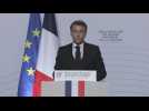 French President Macron defends France's "maritime destiny"