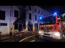 Incendie du local associatif La Base à Rouen