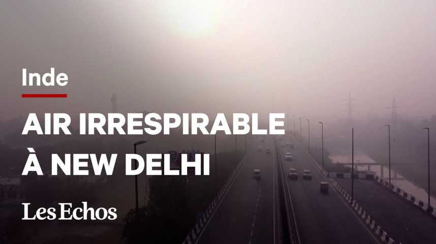 Illustration pour la vidéo Pourquoi l’Inde étouffe régulièrement sous des nuages de pollution ?