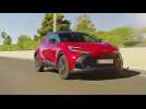 Toyota C-HR Electric Hybrid in Emotional Red Driving Video