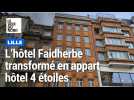 L'ancien hôtel Faidherbe place de la Gare à Lille transformé en appart hôtel 4 étoiles