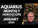 Aquarius Horoscope January 2024 - Yes, Pluto's back for 38 long weeks!