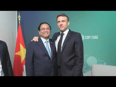 France's Macron meets with Vietnamese PM at COP28