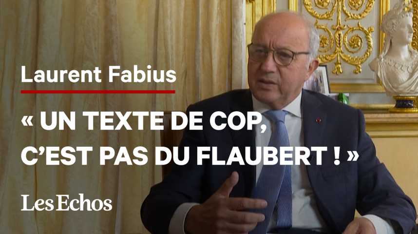 Illustration pour la vidéo Bien réussir sa COP : les 3 conseils de Laurent Fabius, « grand-père » de l’accord de Paris