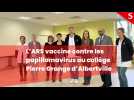 Campagne de vaccination contre les papillomavirus au collège Pierre Grange d'Albertville