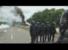 Panama police, protesters clash at roadblocks