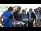 Japon: l'AIEA inspecte des poissons sur un marché de Fukushima