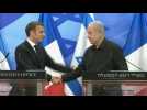 French President Macron and Israeli PM Netanyahu give joint press conference