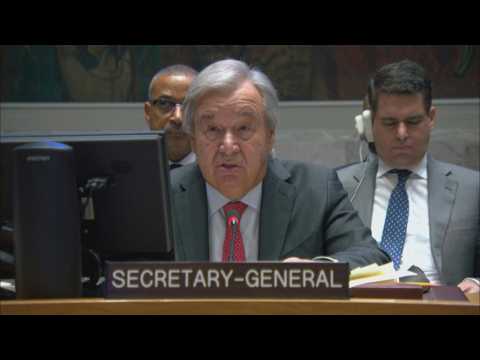 UN chief deplores 'clear violations of international humanitarian law' in Gaza