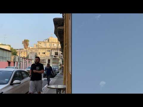 Rocket alert over Jaffa, interceptions seen in the sky