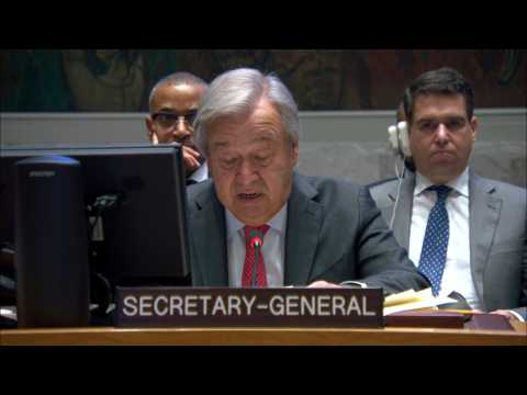 UN chief urges 'immediate humanitarian ceasefire' in Gaza
