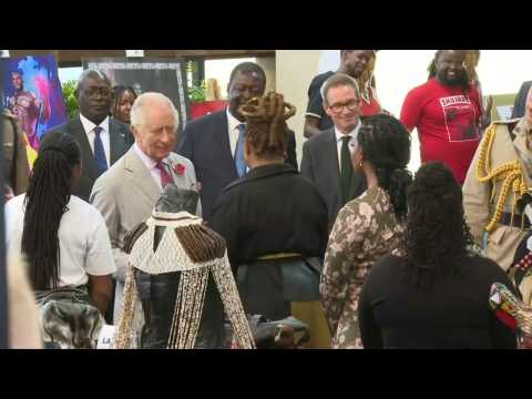 King Charles visits Nairobi Street Kitchen on second day of Kenya trip