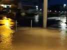VIDEO. [09:43] MARTEEL Christel Au levé du jour à la gare maritime de Quiberon, après la tempête Ciaran