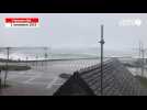 VIDÉO. Tempête Ciaran dans la Manche : les vagues submergent les remparts au port Dielette de Flamanville