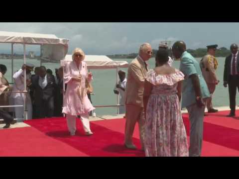 King Charles III and Queen Camilla visit Mtongwe Naval Base in Mombasa