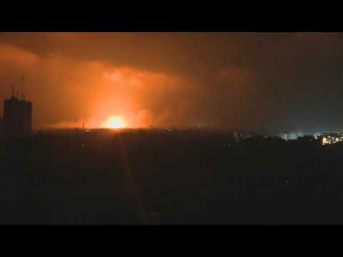 Night strikes on the Gaza Strip on the 26th day of the Israel-Hamas war