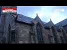 VIDÉO. Tempête Ciaran en Bretagne : cette église du Finistère pas épargnée